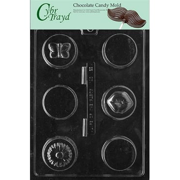 CybrtraydPlain Lolly Miscellaneous Chocolate Candy Mold with Chocolatiers Guide Instructions Book Manual CybrtraydPlain Lolly Miscellaneous Chocolate Candy Mold with Chocolatiers Guide Instructions Book Manual